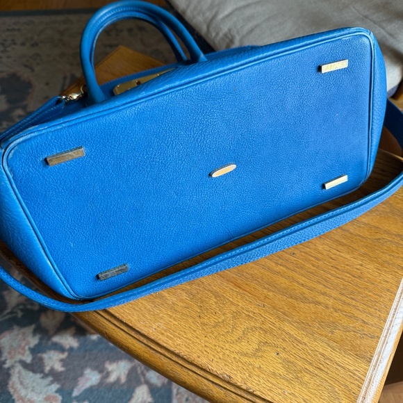 VBH Brera Satchel Tote Handbag in Royal Blue (w/shoulder strap) - Picture 12 of 14